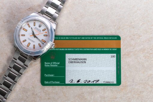 116400 Milgauss (new / stickers / LC 100 / white dial) – Bild 3
