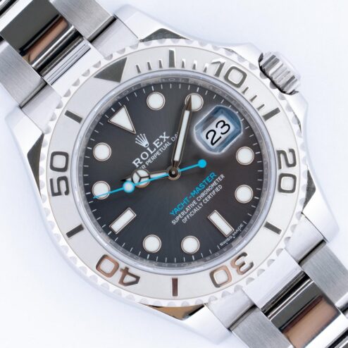 116622 Yachtmaster dark rhodium (full set / unpolished / LC EU)