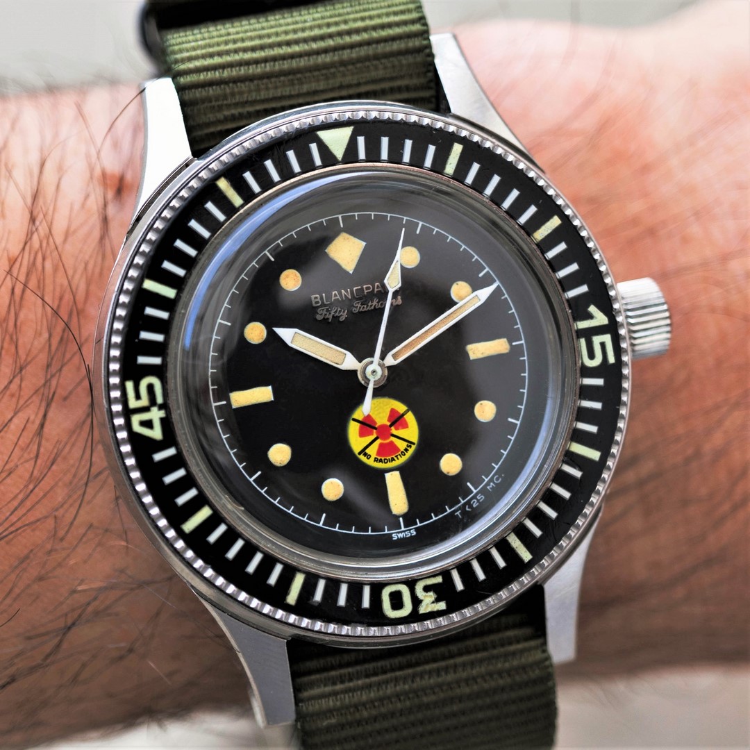 Blancpain fifty shop fathoms bundeswehr