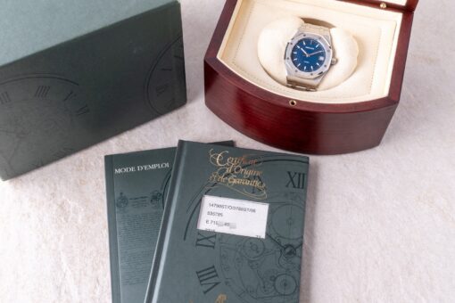 14790ST Royal Oak (MK3 dial / Cosmos blue / top condition / full set) – Bild 6