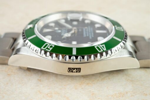 16610LV Submariner Kermit (NEW / stickered / V serial / rehaut / full set) – Bild 6