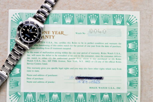 5513 Submariner (Maxi MK5 / full set / punched papers / top) – Bild 3