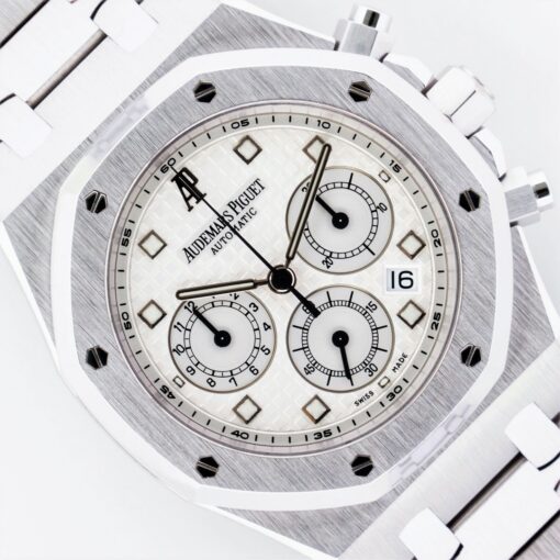 25960BC Royal Oak Chronograph (the white gold Kasparov / german full set / perfect condition)