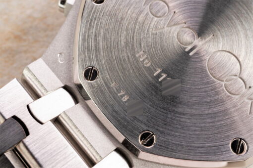 25960BC Royal Oak Chronograph (the white gold Kasparov / german full set / perfect condition) – Bild 12