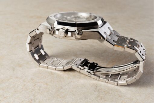 25960BC Royal Oak Chronograph (the white gold Kasparov / german full set / perfect condition) – Bild 6