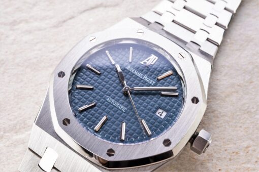 15300ST Royal Oak (full set / rare blue dial / top condition) – Bild 5