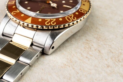 1675 GMT-Master (tiger eye two tone / 1972 / rare folded bracelet) – Bild 4