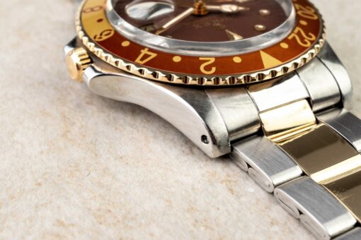 1675 GMT-Master (tiger eye two tone / 1972 / rare folded bracelet) – Bild 5