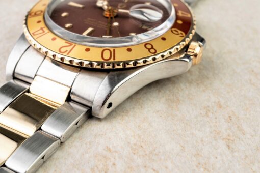 1675 GMT-Master (tiger eye two tone / 1972 / rare folded bracelet) – Bild 6