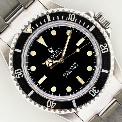 5513 Submariner No Date (all orginal / zinksulfide / long 5 / 7206 rivet oyster)