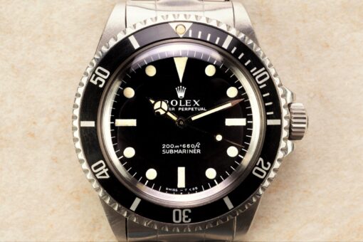 5513 Submariner No Date (all orginal / zinksulfide / long 5 / 7206 rivet oyster) – Bild 3