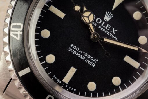 5513 Submariner No Date (all orginal / zinksulfide / long 5 / 7206 rivet oyster) – Bild 4