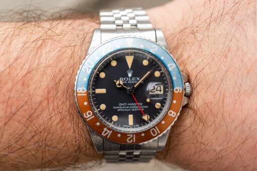 1675 GMT-Master (Maxi MKV / crazy patina / crazy orange redback – Bild 2