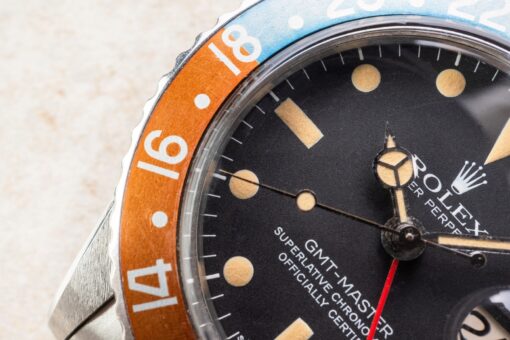 1675 GMT-Master (Maxi MKV / crazy patina / crazy orange redback – Bild 5