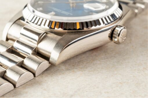 18039 Day-Date (rare blue vignette degrade dial / fat case version) – Bild 10