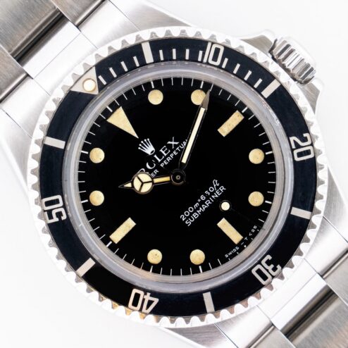 5513 Submariner No Date (1967 / rare zinksulfid dial / MK3 inlay)
