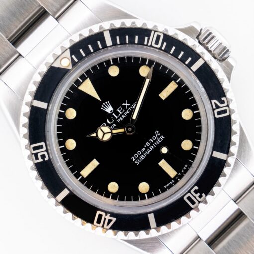 5513 Submariner No Date (1967 / rare zinksulfid dial / MK3 inlay)