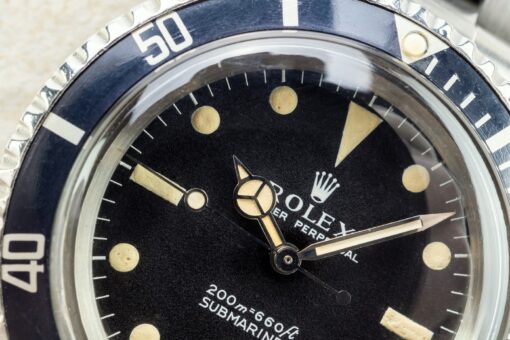 5513 Submariner No Date (1967 / rare zinksulfid dial / MK3 inlay) – Bild 4