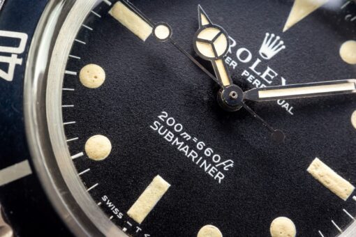 5513 Submariner No Date (1967 / rare zinksulfid dial / MK3 inlay) – Bild 5