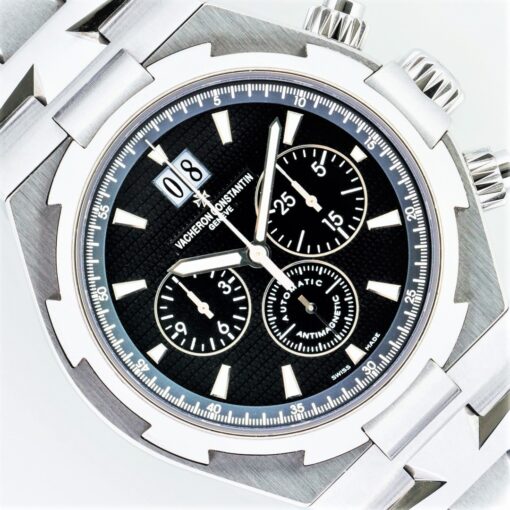 49150/B01A-9097 Overseas Chrongraph (rare black dial)