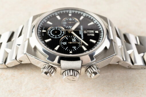 49150/B01A-9097 Overseas Chrongraph (rare black dial) – Bild 5