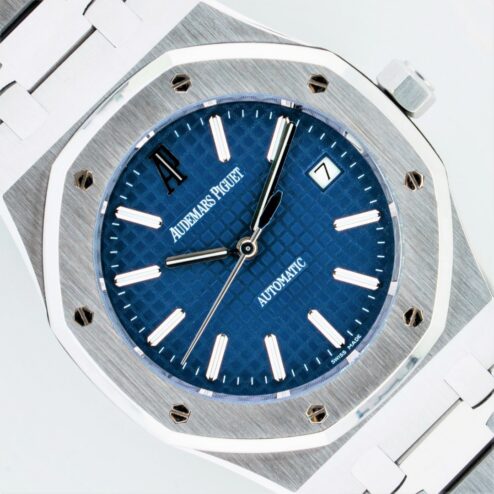 15300ST Royal Oak (perfect condition / blue dial / extract)