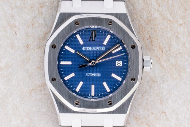 15300ST Royal Oak (perfect condition / blue dial / extract) – Bild 3