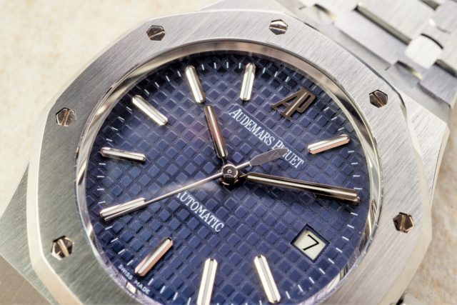 15300ST Royal Oak (perfect condition / blue dial / extract) – Bild 4