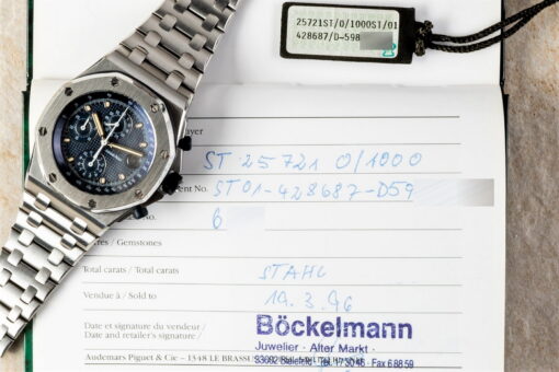 25721ST Royal Oak Offshore (The German BEAST / full set / rare dial and box!!) – Bild 5
