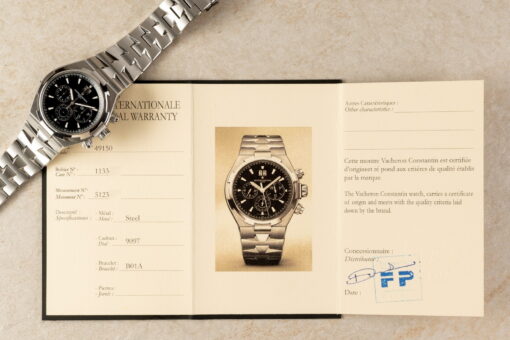 49150 Overseas Chrongraph (rare black dial / top condition / full set) – Bild 3