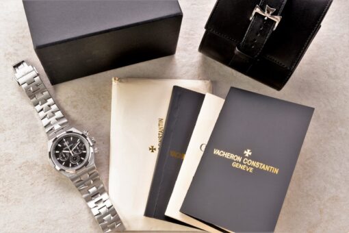 49150 Overseas Chrongraph (rare black dial / top condition / full set) – Bild 4