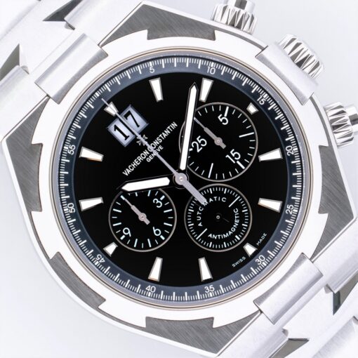 49150 Overseas Chrongraph (rare black dial / NEW unworn / full set)