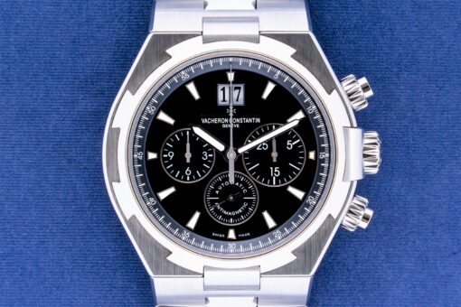 49150 Overseas Chrongraph (rare black dial / NEW unworn / full set) – Bild 2