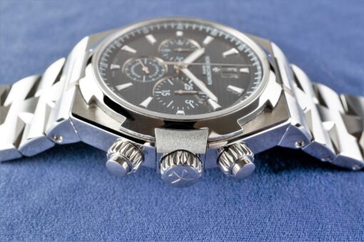 49150 Overseas Chrongraph (rare black dial / NEW unworn / full set) – Bild 7
