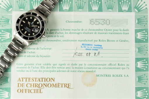 16800 Submariner Date (matte dial / collectors set Paris) – Bild 4