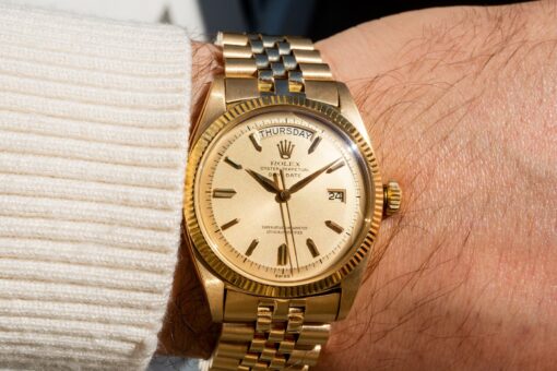 6611B Day-Date (1959 / no lume dial / BIG Logo bracelet) - Image 2