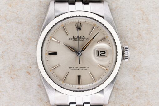 1601 Datejust (rare dauphine hands / pie-pan doorstep dial) – Bild 2