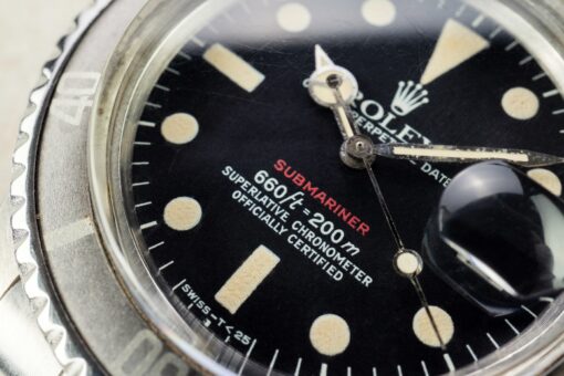 1680 Red Submariner Date (MKVI Dial / MK3 ghost inlay) – Bild 4