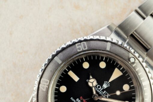 1680 Red Submariner Date (MKVI Dial / MK3 ghost inlay) – Bild 5