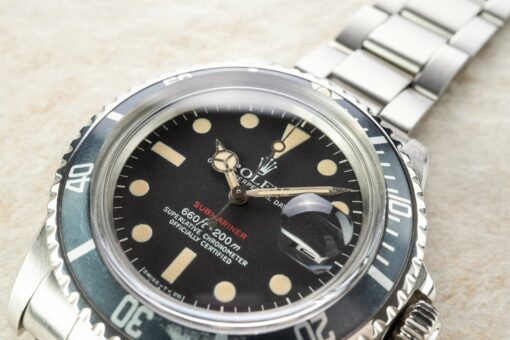 1680 RED Submariner Date (1974 / top patina / MK3 inlay / 9315 inlay) – Bild 3