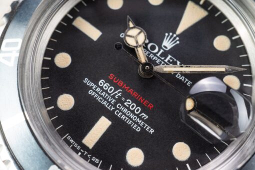 1680 RED Submariner Date (1974 / top patina / MK3 inlay / 9315 inlay) – Bild 4