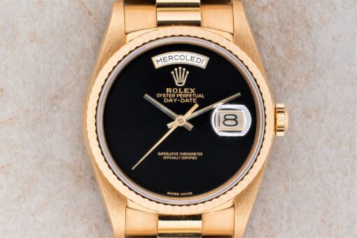 18238 Day-Date (ONYX dial / unpolished / full set / collectors heaven) – Bild 2
