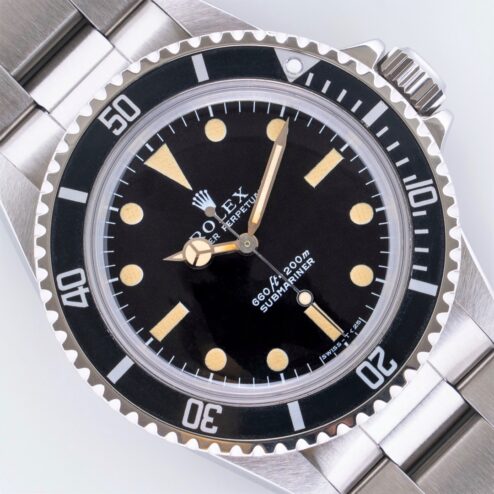 5513 Submariner No Date (1971 / serif dial / top Vintage / service papers)