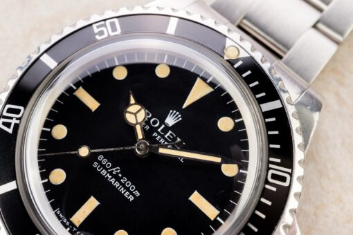 5513 Submariner (late serif dial / lovely patina / t19 superdomed) – Bild 3