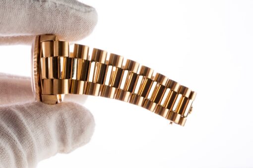 18238 Day-Date (golden sunray / full set / top bracelet) – Bild 6