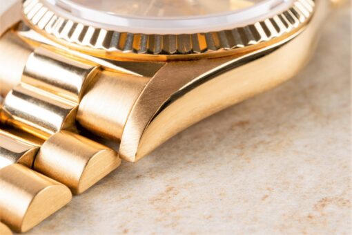 18238 Day-Date (golden sunray / full set / top bracelet) – Bild 8