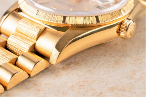 18248 Day-Date (Double Quick BARK finish / unpolished / full set / LC 100) – Bild 10
