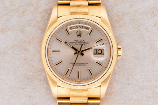 18248 Day-Date (Double Quick BARK finish / unpolished / full set / LC 100) – Bild 2