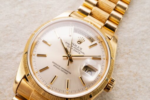 18248 Day-Date (Double Quick BARK finish / unpolished / full set / LC 100) – Bild 3