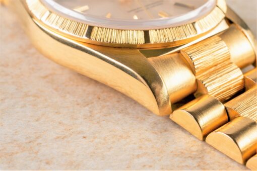 18248 Day-Date (Double Quick BARK finish / unpolished / full set / LC 100) – Bild 7